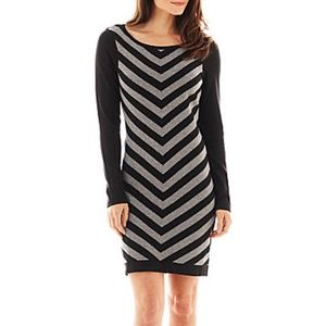 Chevron Sweaterdress